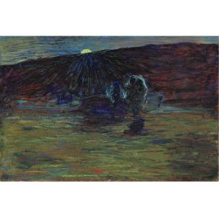 Giovanni Segantini - Tramonto