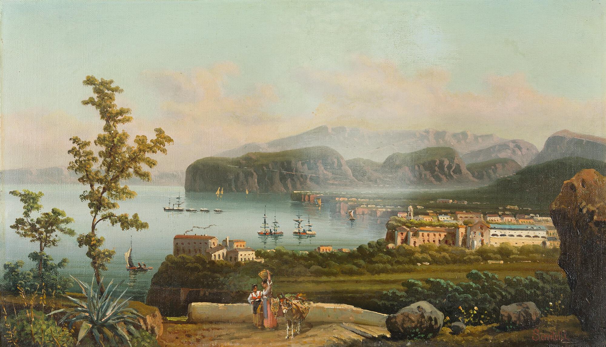 Giovanni Serritelli - Veduta di Sorrento.