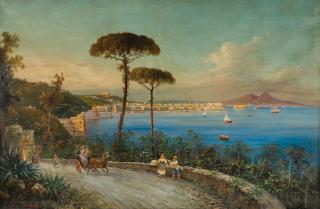 Giovanni Serritelli - Vista di Napoli.