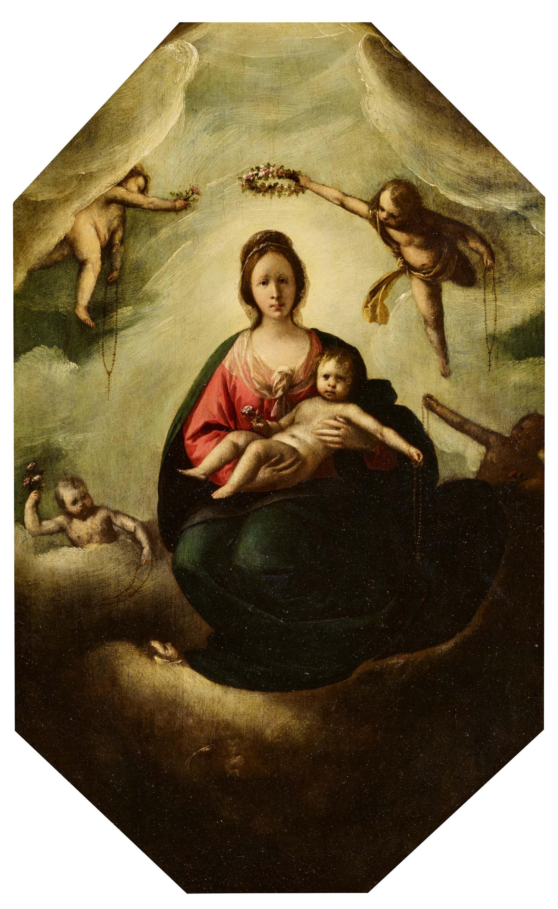 Giovanni Stefano Danedi - Madonna mit Kind und Engeln.