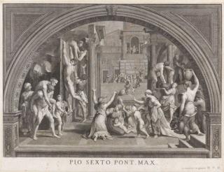 Giovanni Volpato - 2 Bll.: Die Schule von Athen. Der Borgobrand