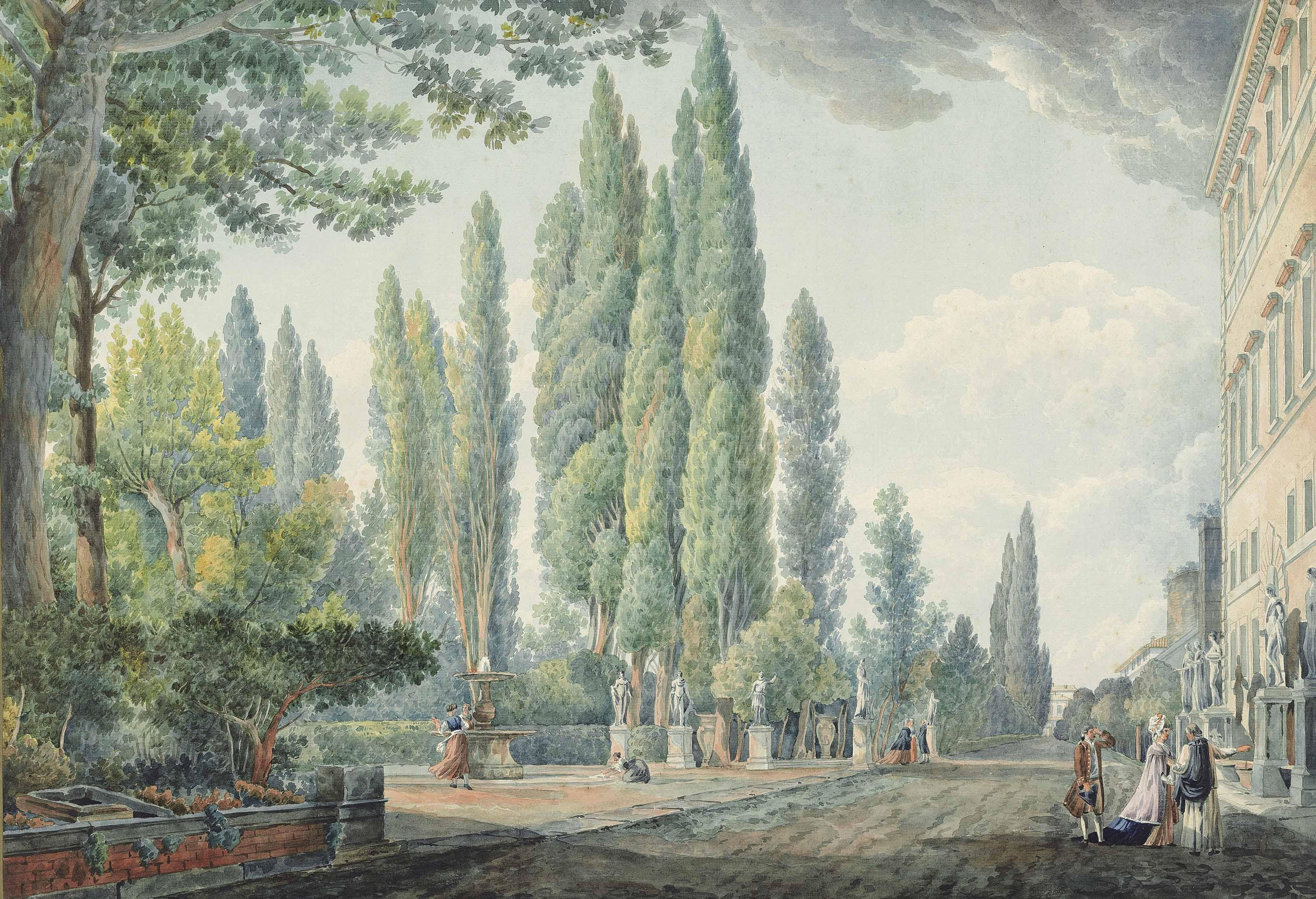 Giovanni Volpato - The Villa Montalto-Negroni, Rome