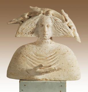 Girolamo Ciulla - Donna con tre coccodrilli sulla testa