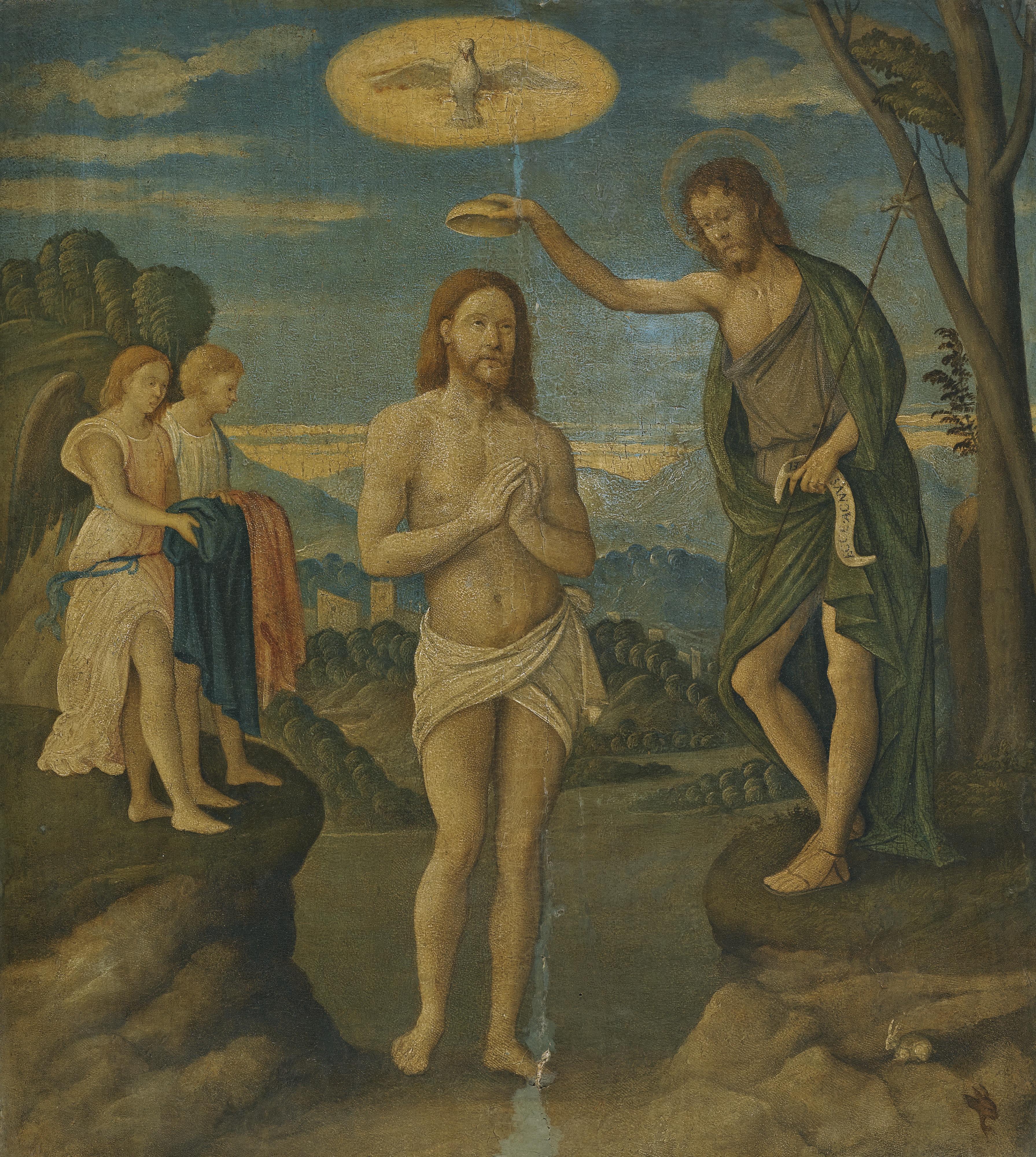 Girolamo Da Santacroce - The Baptism Of Christ