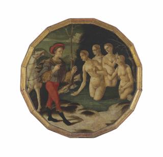 Girolamo Di Benvenuto - A Desco Da Parto: Diana And Actaeon