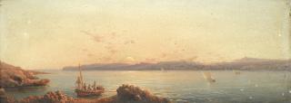 Girolamo Gianni - Sunset Across A Maltese Bay