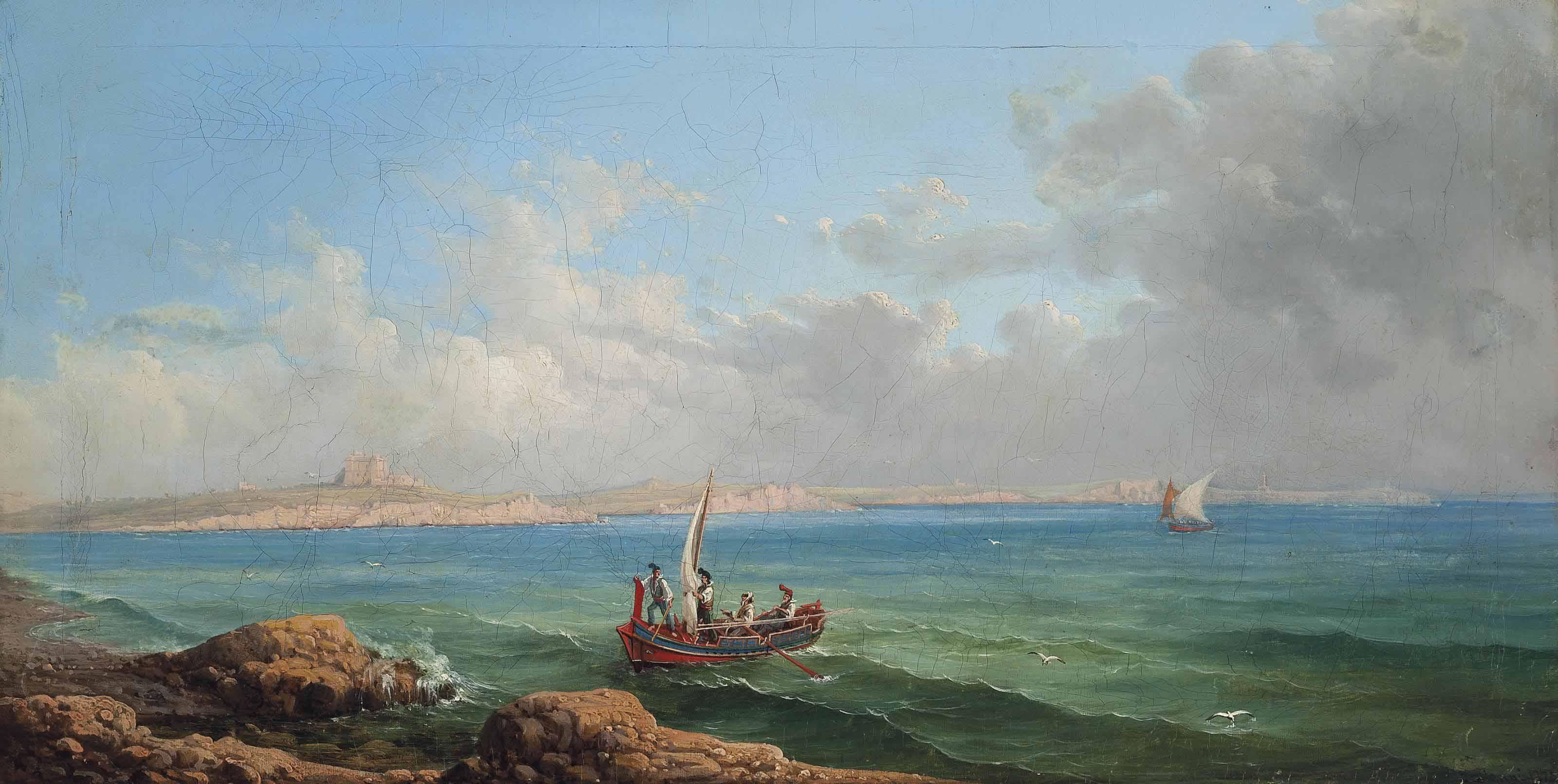 Girolamo Gianni - The Sea Approach To Marsa Scirocco, Malta