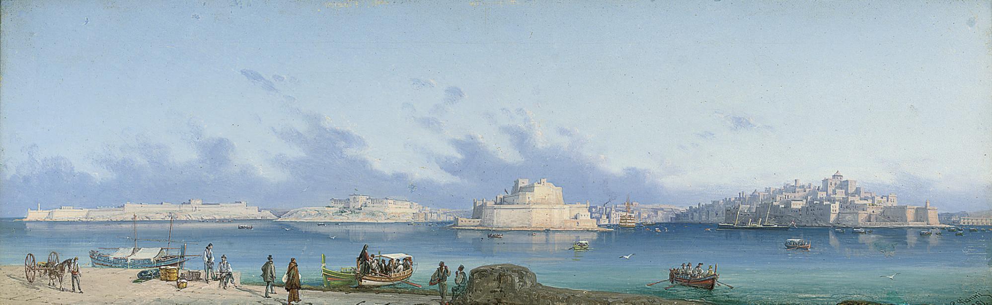 Girolamo Gianni - The three cities, Valetta