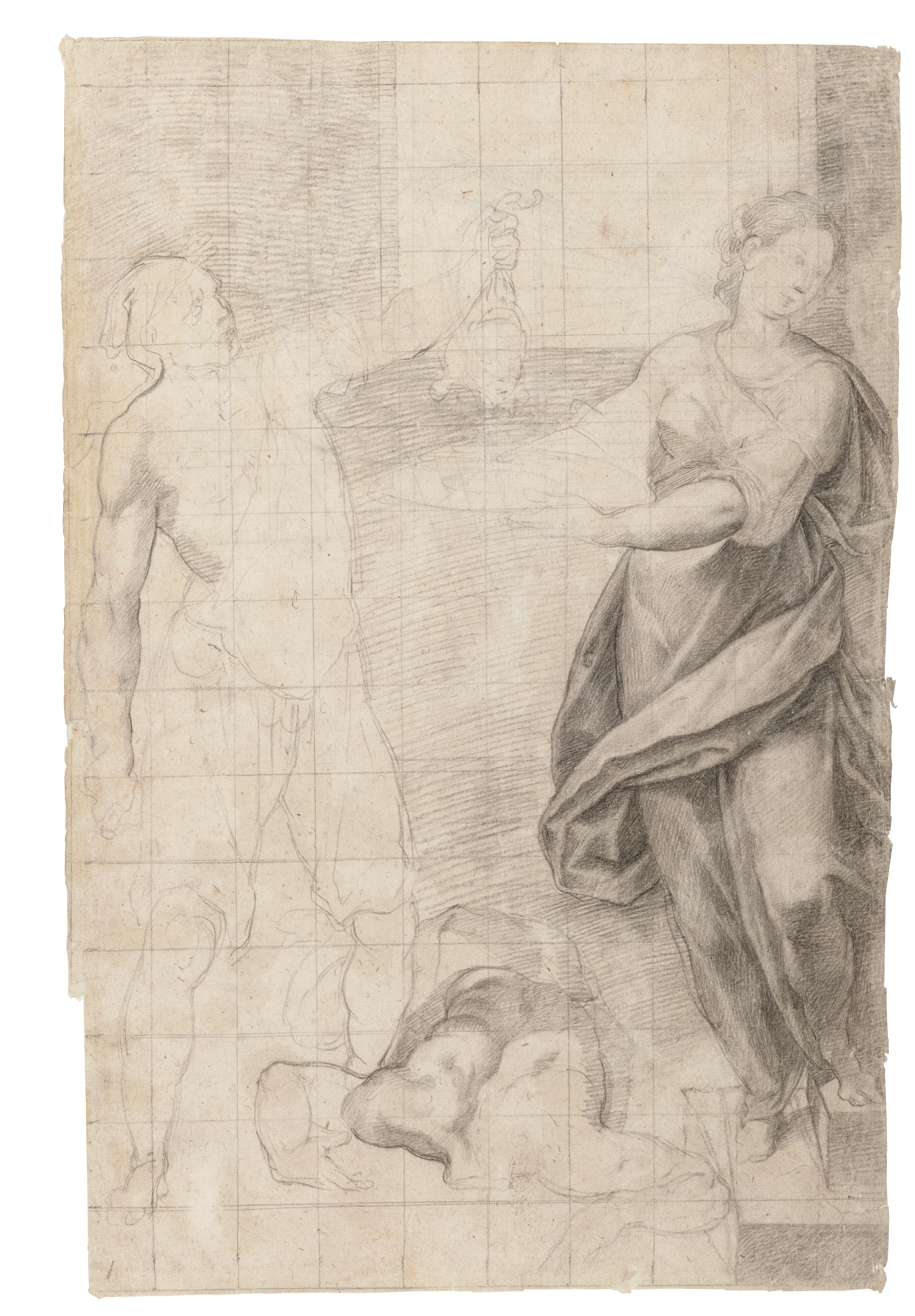 Girolamo Muziano - Étude pour La Décapitation de saint Jean Baptiste