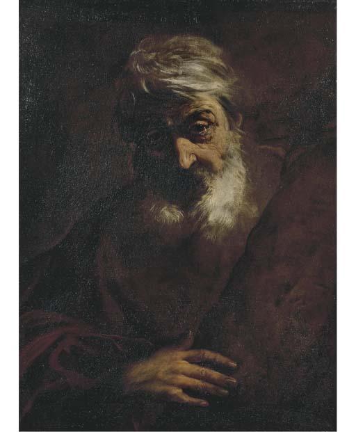 Girolamo Troppa - Testa di vecchio barbuto (Sant\'Andrea Apostolo?)