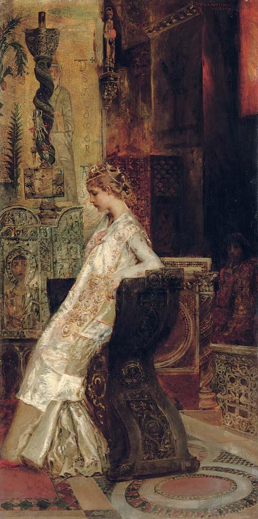 Giulio Aristide Sartorio - Amor sacro (sacred love)