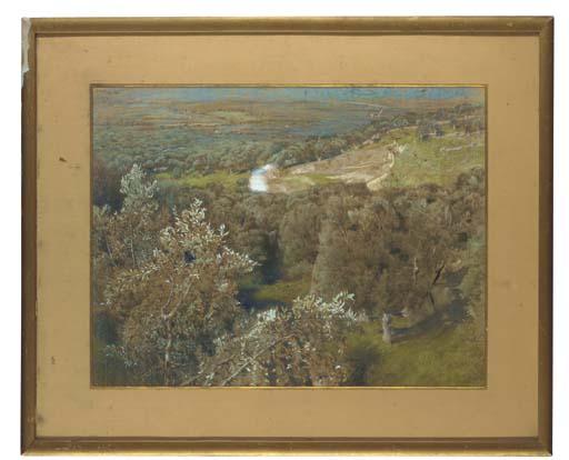 Giulio Aristide Sartorio - Landscape view