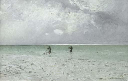 Giulio Aristide Sartorio - Pescatori di telline ad Ardea, 1910