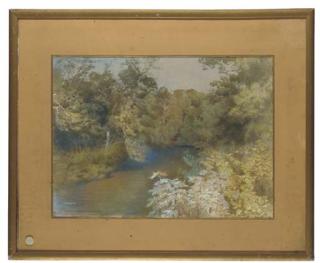 Giulio Aristide Sartorio - River landscape