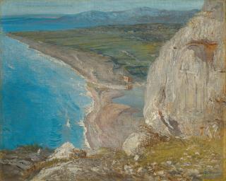 Giulio Aristide Sartorio - The coast of Lebanon
