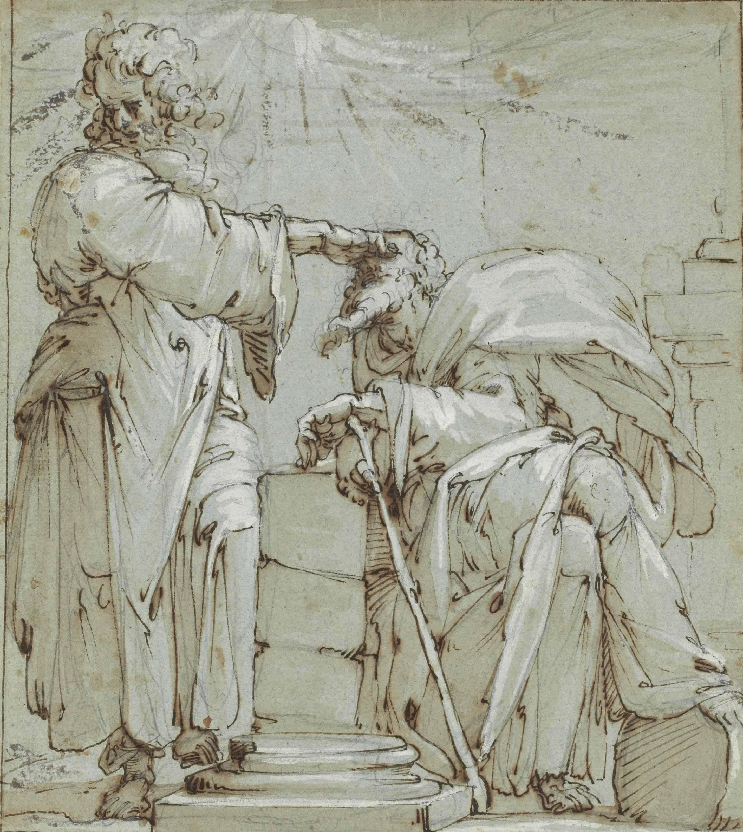 Giulio Benso - La guérison de l\'aveugle de Jericho