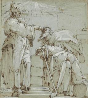 Giulio Benso - La guérison de l\'aveugle de Jericho
