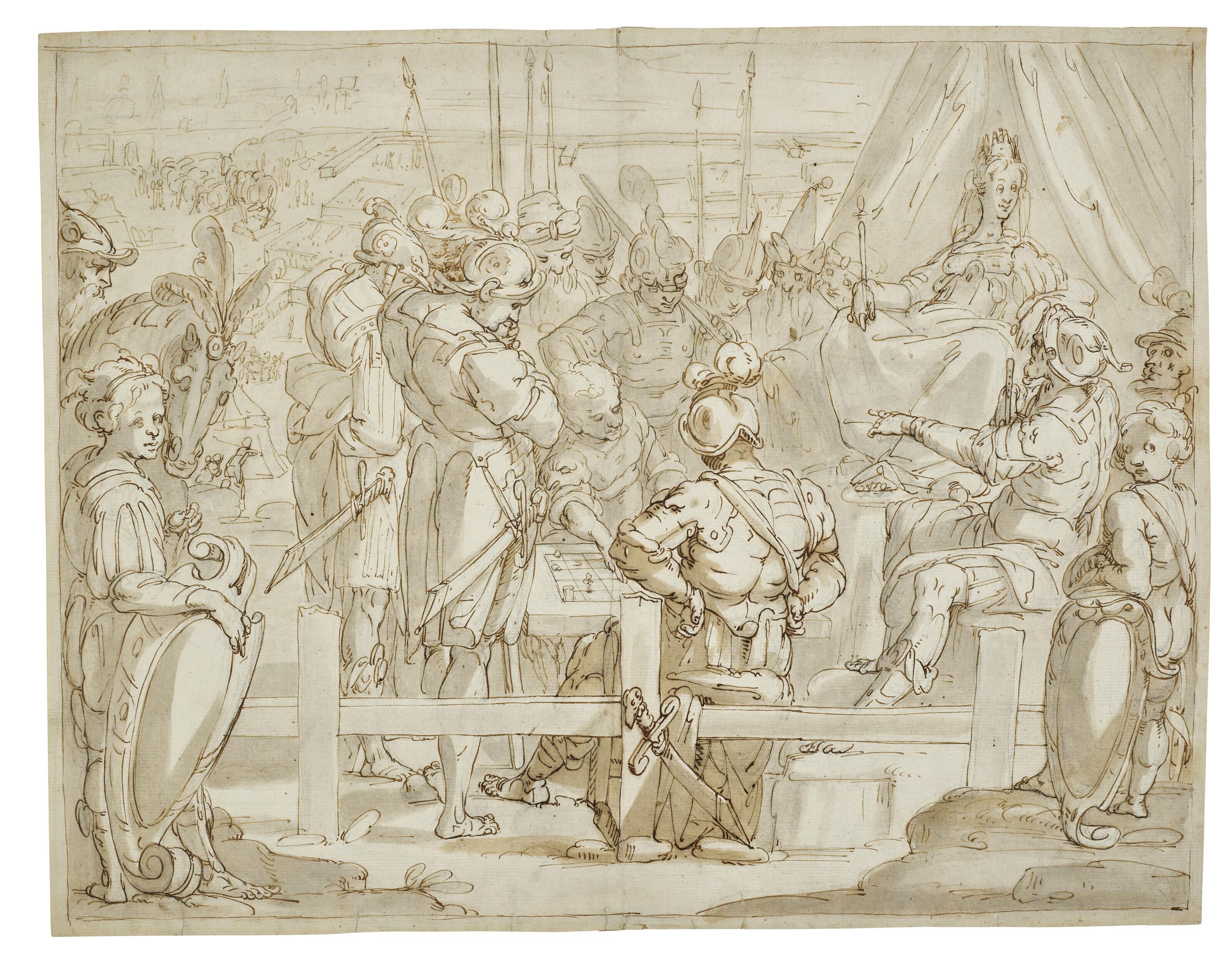 Giulio Benso - The chess players