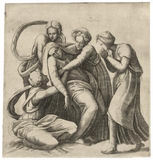 Giulio Bonasone - Three Engravings of Devotional Subjects