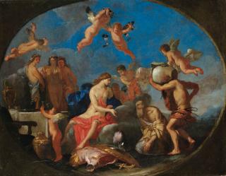 Giulio Carpioni - The Deification of Aeneas