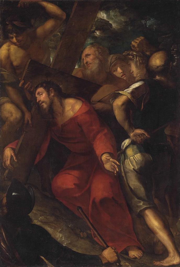 Giulio Cesare Procaccini - Christ carrying the Cross