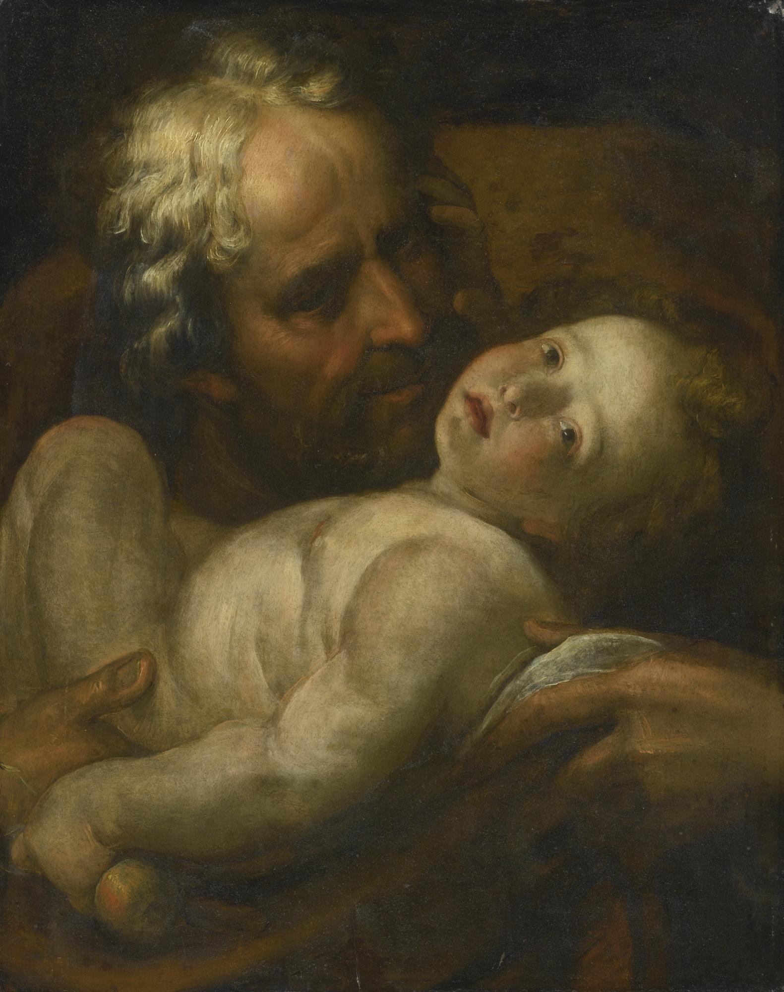 Giulio Cesare Procaccini - Saint Joseph And The Infant Christ