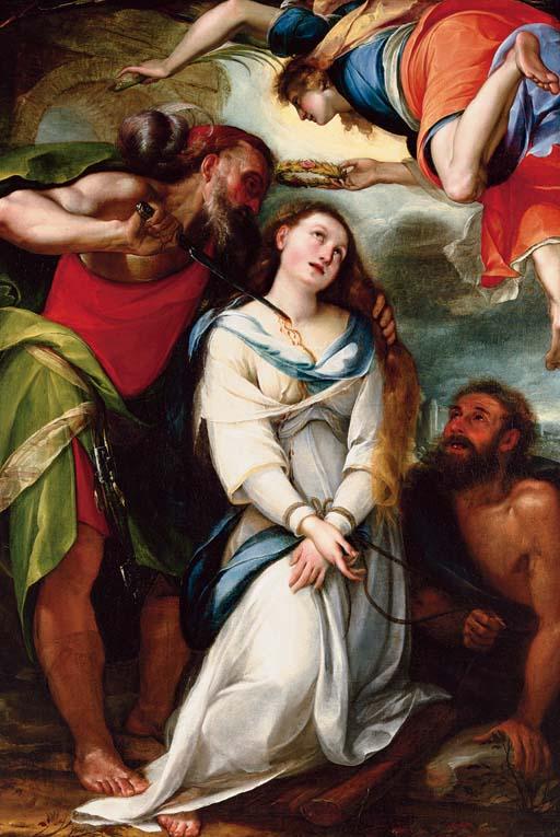 Giulio Cesare Procaccini - The martyrdom of Saint Agnes