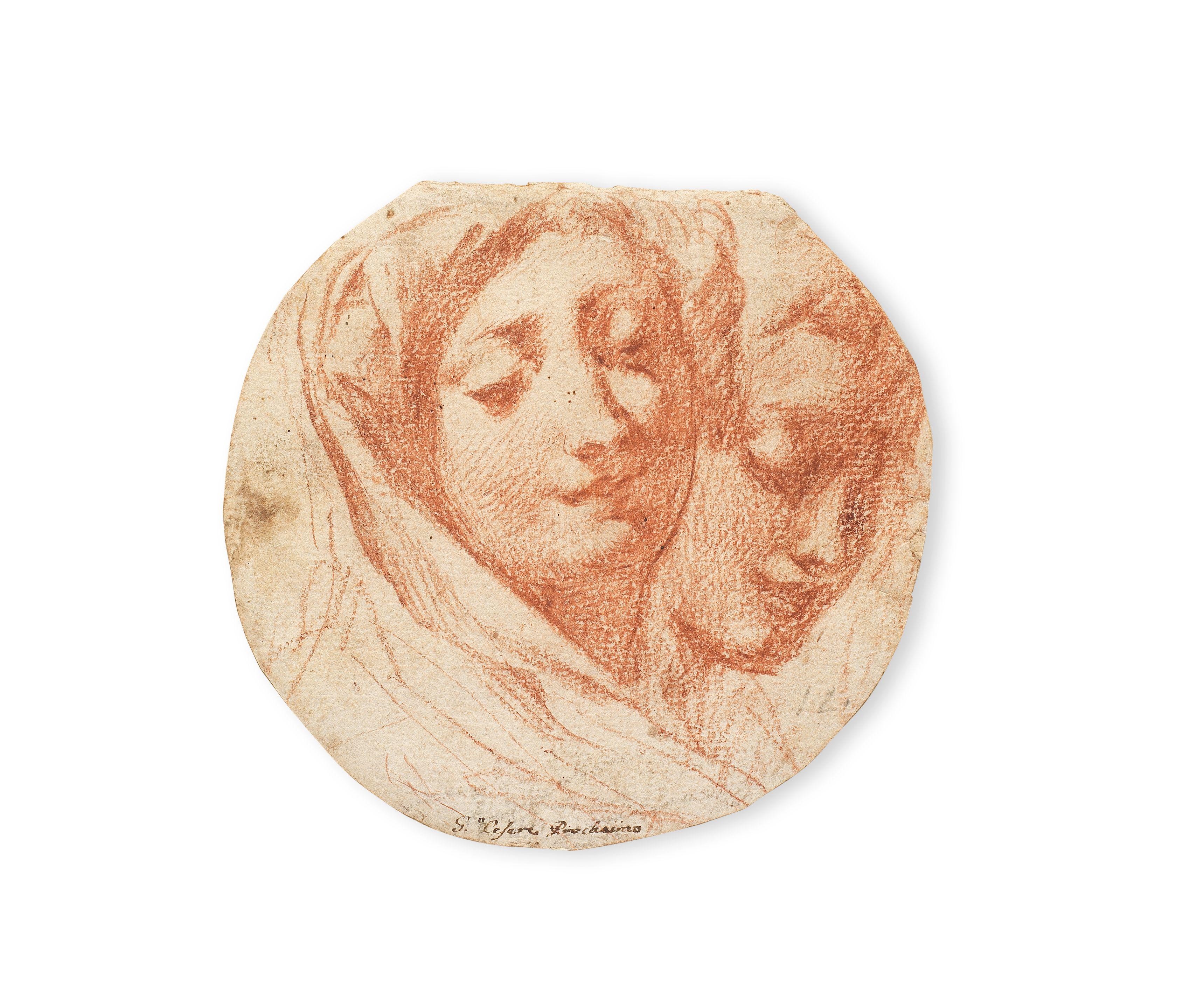 Giulio Cesare Procaccini - Two head studies