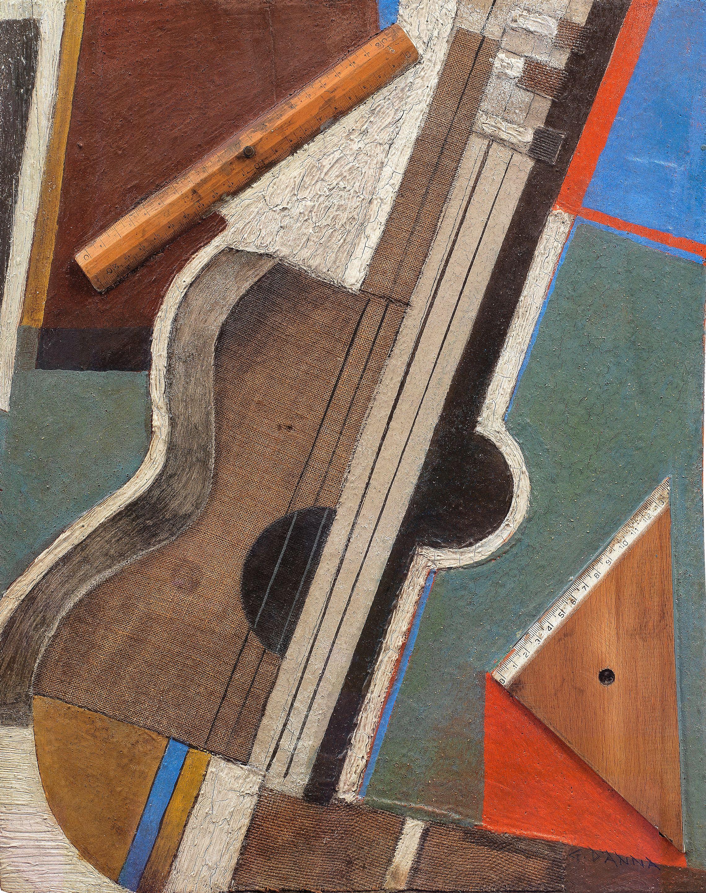 Giulio D\'Anna - Chitarra scomposta + squadra e righello