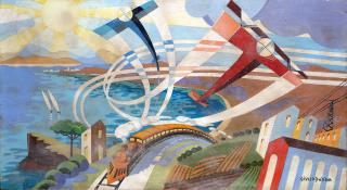 Giulio D\'Anna - Evoluzioni su treno futurista