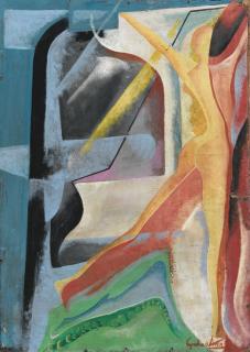 Giulio D\'Anna - Nudooil On Carton Laid On Board. Executed In 1950 Circa