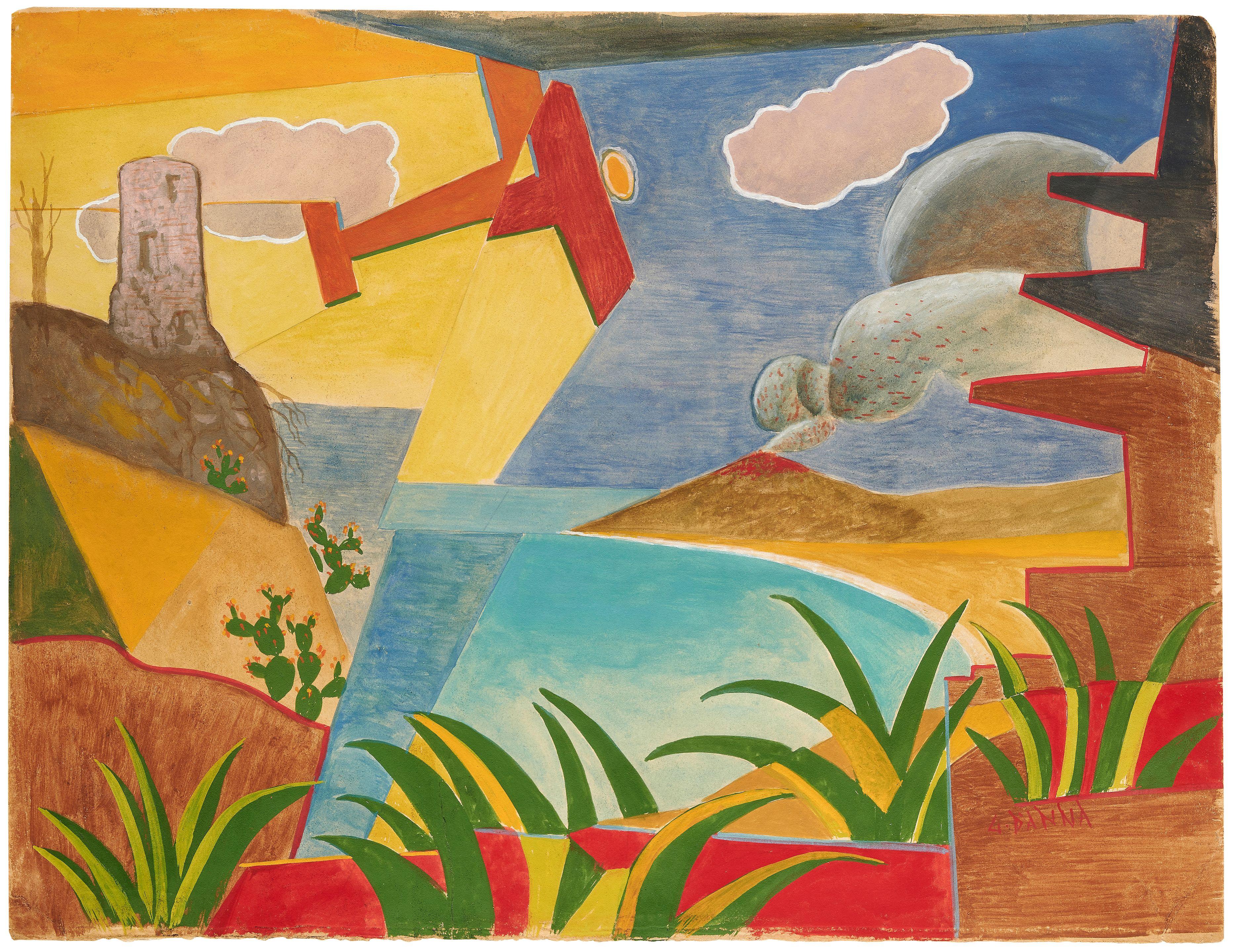 Giulio D\'Anna - Simultaneità Di Paesaggio + Aereo Caproni