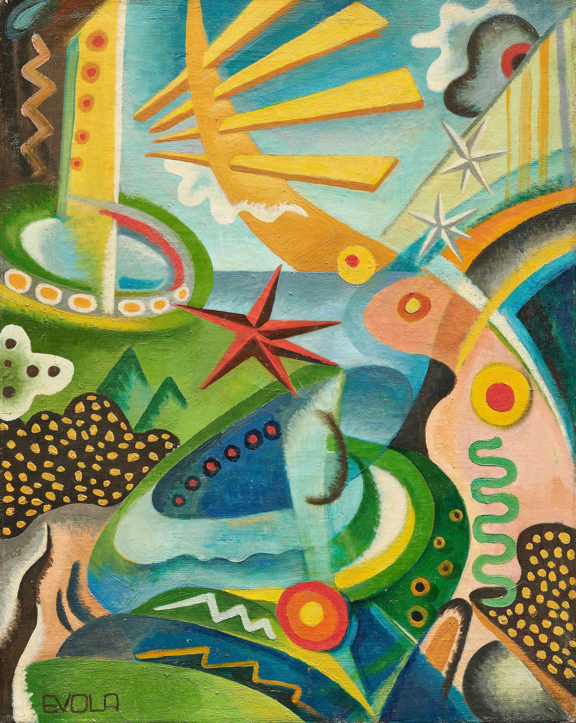 Giulio Evola - Composizione