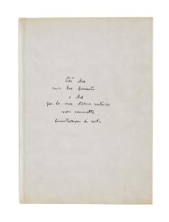 Giulio Paolini - Ció che non ha limiti e che per sua stessa natura non ammette limitazioni di sorta