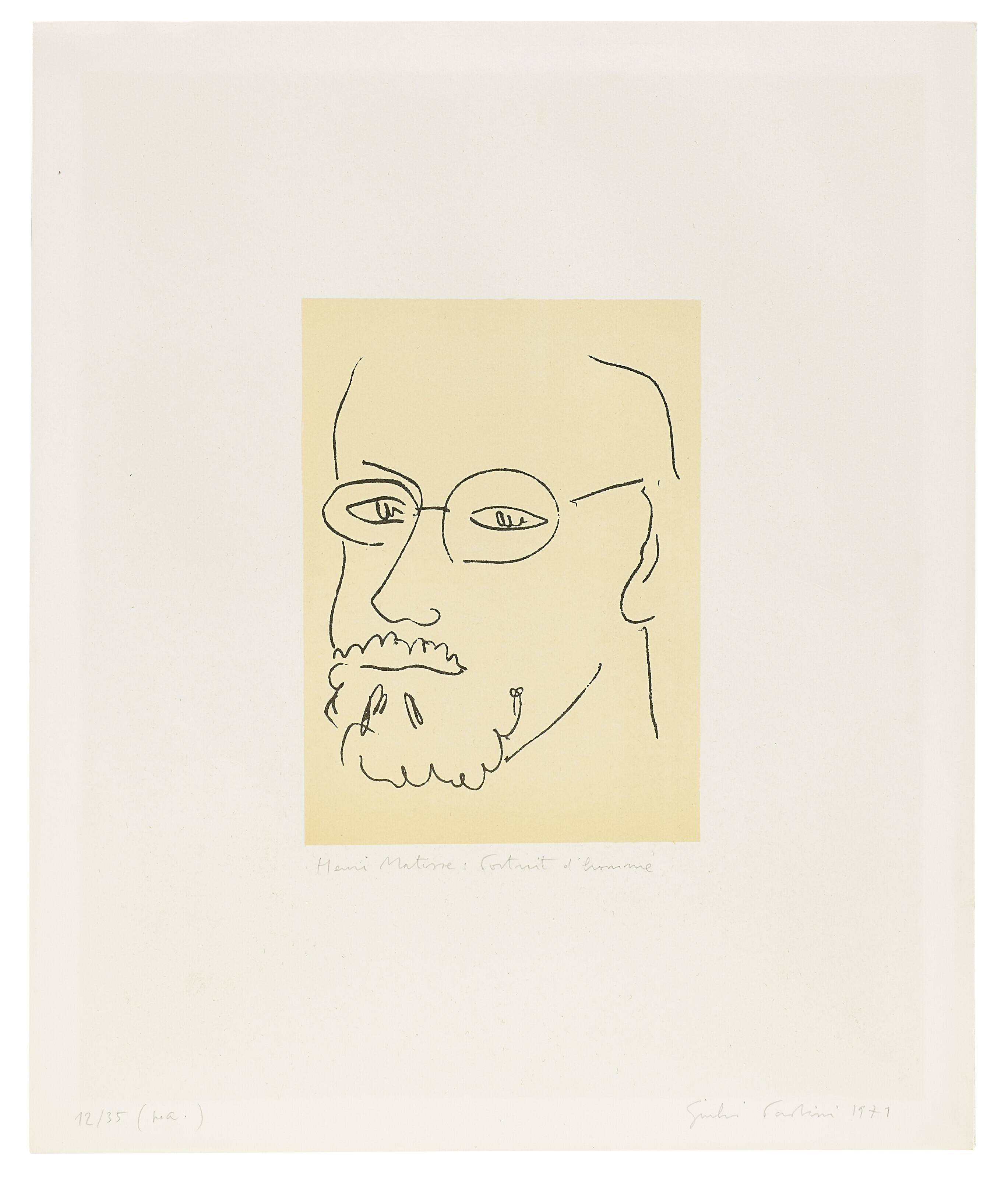 Giulio Paolini - Henri Matisse: Portrait d\'homme