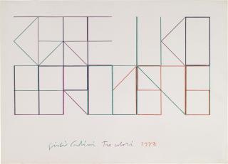 Giulio Paolini - Tre colori (Three Colours)