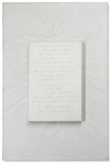 Giulio Paolini - Una Visionesigned, Titled And Dated 1973 On The Reverse, Pencil On Prepared Canvases Mounted One On Top Of The Other 