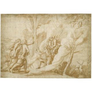 Giulio Pippi - Jupiter And Juno Received In The Heavens By Ganymede And Hebe