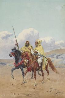 Giulio Rosati - A Discussion in the Desert