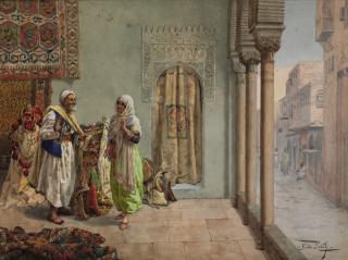 Giulio Rosati - An Oriental Bazaar