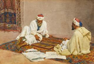 Giulio Rosati - Backgammon Players