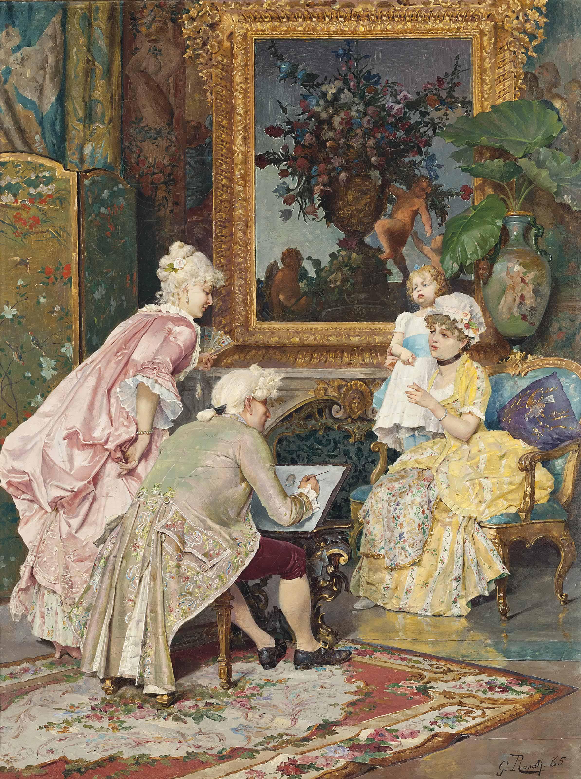 Giulio Rosati - Sitting for a portrait