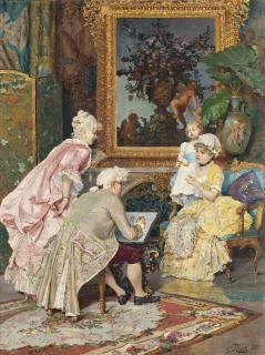 Giulio Rosati - Sitting for a portrait