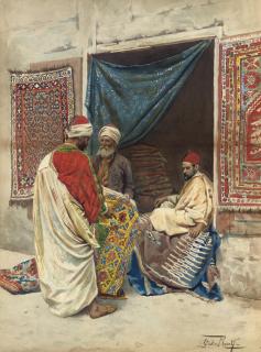 Giulio Rosati - The Carpet Merchant