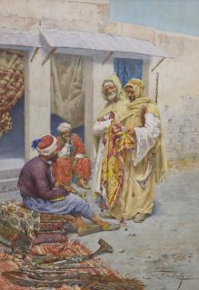 Giulio Rosati - The Carpet Seller