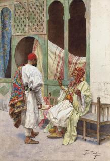 Giulio Rosati - The Carpet Seller