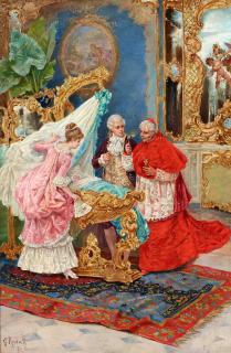 Giulio Rosati - The christening