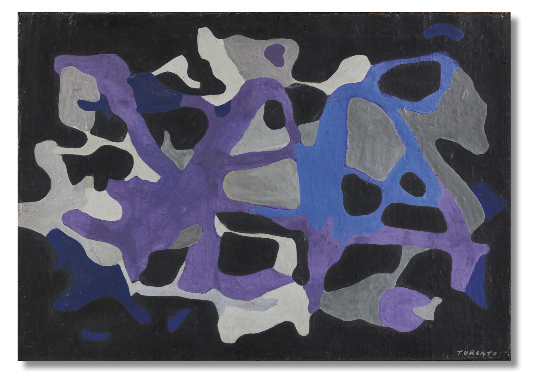 Giulio Turcato - Reticolo blu