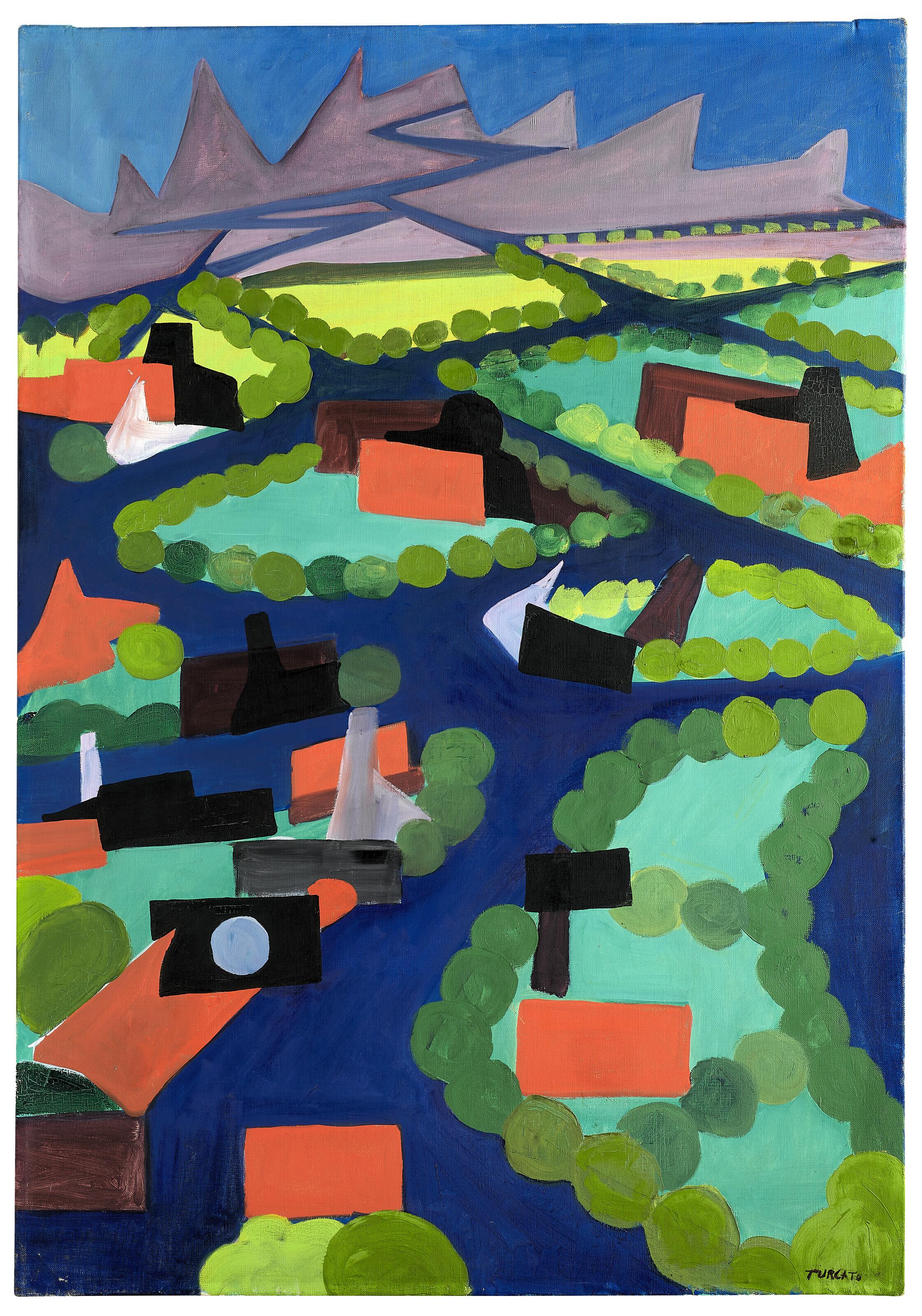 Giulio Turcato - Strada italiana