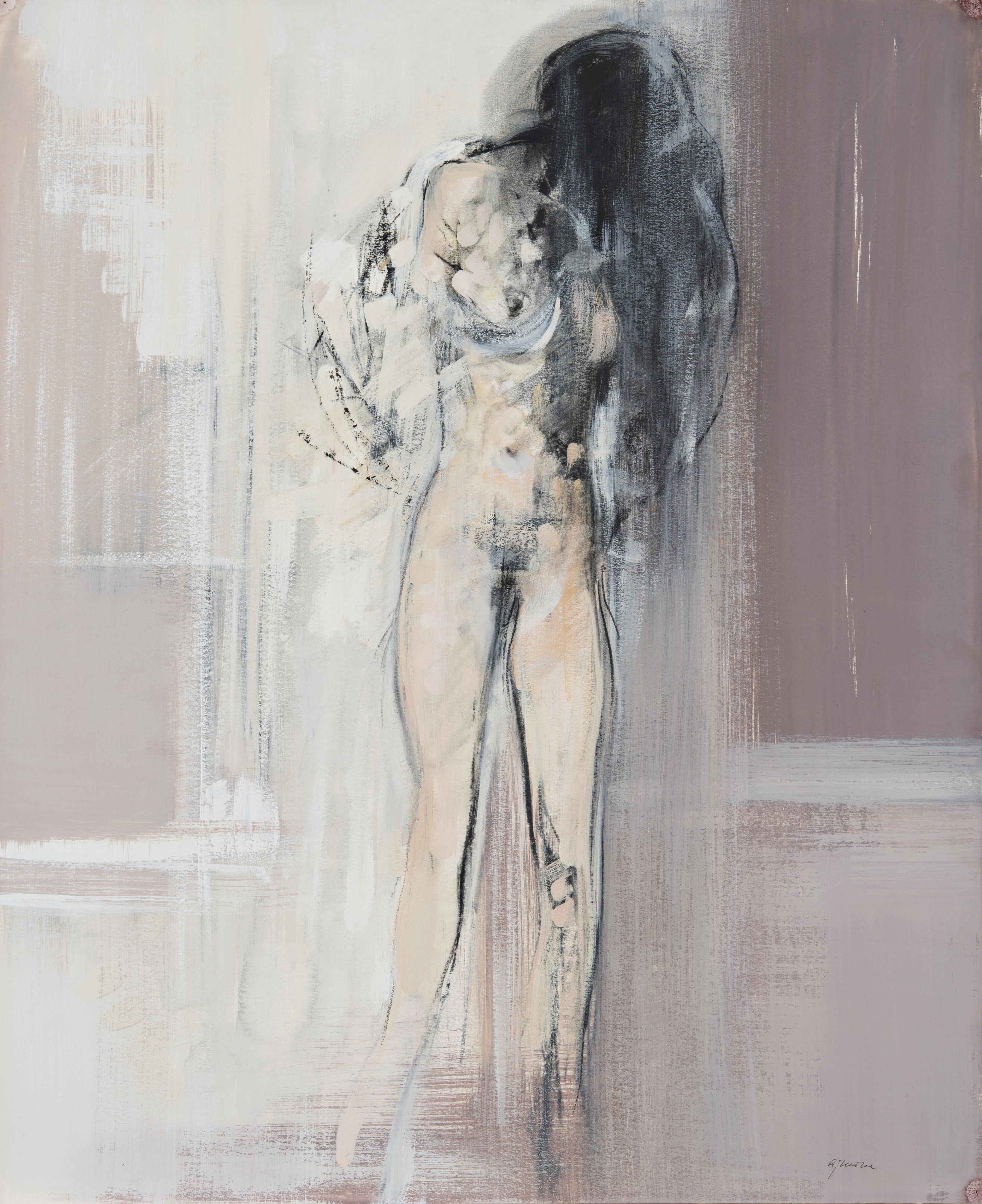 Giuseppe Ajmone - Nudo che si spoglia